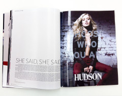 Hudson Jeans in Flaunt Magazine